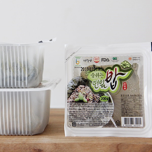 연잎밥, 백련가 숨쉬는 연잎밥 영양밥 연밥 낱개구입 6개이상